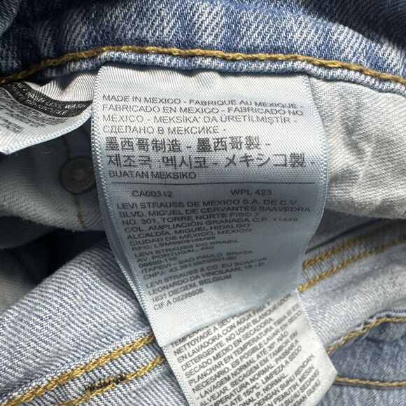 Levi’s 527 Jeans Light Wash Denim Slim Boot Cut Mens Size 34x34 Long Cowboy - Picture 10 of 10